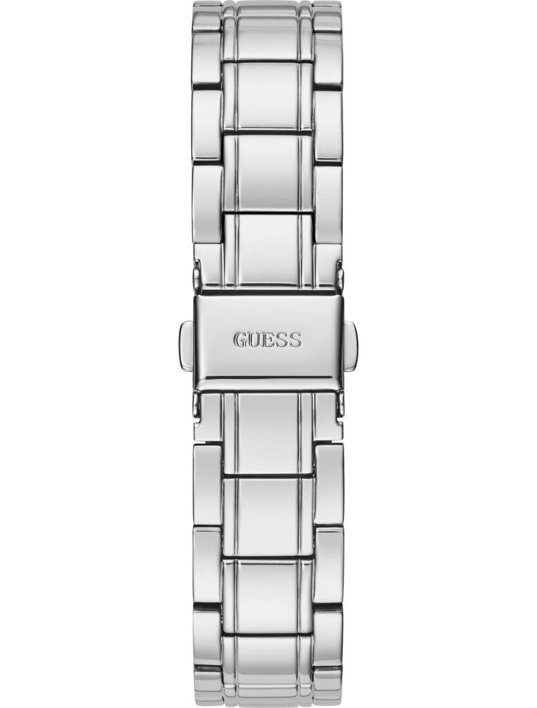 Guess Solstice Diamonds Silver Dial Silver Steel Strap Watch for Women - GW0403L1 Buy Now By Guess