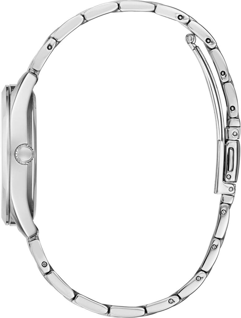 Guess Solstice Diamonds Silver Dial Silver Steel Strap Watch for Women - GW0403L1 Buy Now By Guess