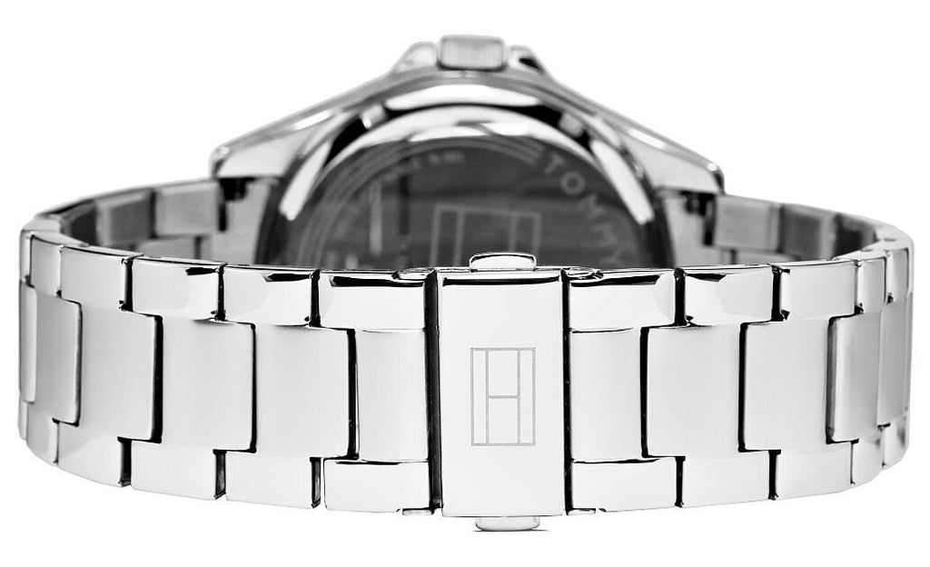 Tommy Hilfiger Erik Chronograph Blue Dial Silver Steel Strap Watch for Men - 1791366 Buy Now By Tommy Hilfiger