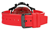 Tommy Hilfiger Multifunction Quartz Black Dial Red Rubber Strap Watch for Men - 1791722 Buy Now By Tommy Hilfiger