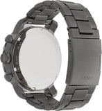 Fossil Nate Chronograph Gunmetal Dial Grey Steel Strap Watch for Men - JR1437 Buy Now By Fossil