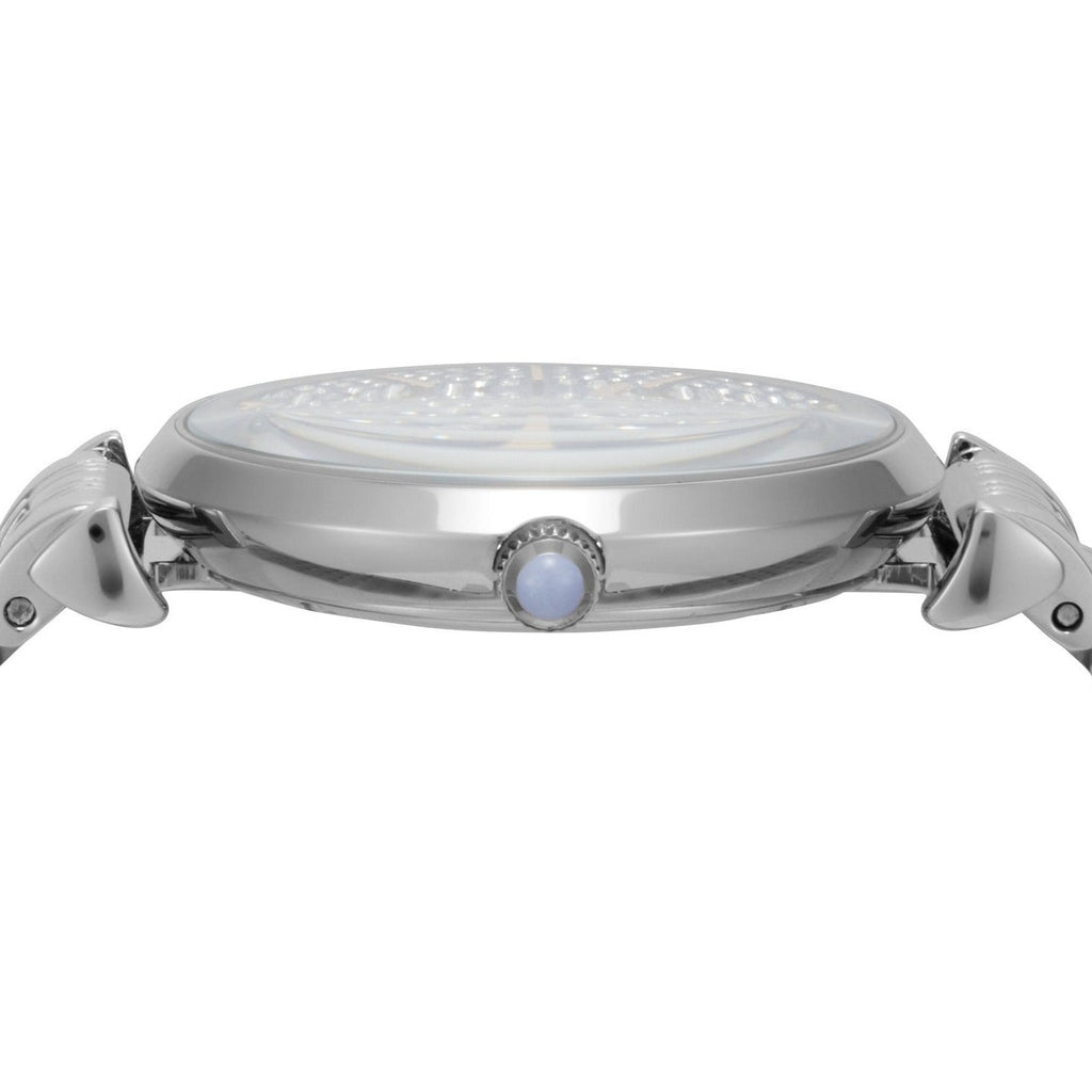 Emporio Armani Gianni T-Bar Quartz Blue Dial Silver Steel Strap Watch For Women - AR11594 Buy Now By Emporio Armani