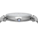 Emporio Armani Gianni T-Bar Quartz Blue Dial Silver Steel Strap Watch For Women - AR11594 Buy Now By Emporio Armani
