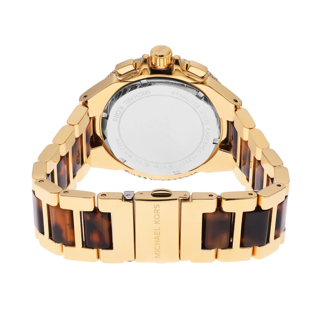 Michael Kors Camille Chronograph Brown Dial Two Tone Steel Strap Watch For Women - MK7269 Buy Now By Michael Kors