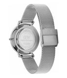 Daniel Wellington Petite Sterling Black Dial Silver Mesh Bracelet Watch For Women - DW00100218 Buy Now By Daniel Wellington