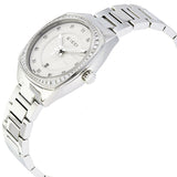 Gucci GG2570 Diamonds Silver Dial Silver Steel Strap Watch For Women - YA142505 Buy Now By Gucci