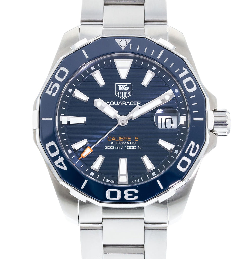 Tag Heuer Aquaracer Blue Dial Watch for Men - WAY211C.BA0928 Buy Now By Tag Heuer