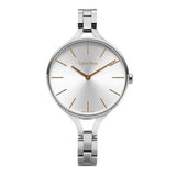 Calvin Klein Graphic Silver Dial Silver Steel Strap Watch for Women - K7E23B46 Buy Now By Calvin Klein