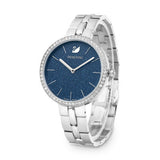 Swarovski Cosmopolitan Blue Dial Silver Steel Strap Watch for Women - 5517790 Buy Now By Swarovski