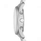 Michael Kors Lexington Chronograph Silver Dial Silver Steel Strap Watch For Men - MK8789 Buy Now By Michael Kors