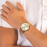 Tommy Hilfiger Daniel White Dial Gold Steel Strap Watch for Men - 1710415 Buy Now By Tommy Hilfiger