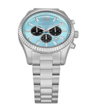 Michael Kors Lexington Chronograph Blue Dial Silver Steel Strap Watch for Men - MK9165 Buy Now By Michael Kors