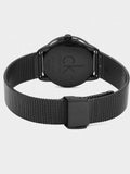 Calvin Klein Minimal Diamonds Black Dial Black Mesh Bracelet Watch for Women - K3M22X2X Buy Now By Calvin Klein