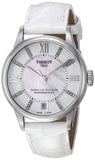 Tissot Chemin Des Tourelles Powermatic 80 Lady White Dial White Leather Strap Watch For Women - T099.207.16.116.00 Buy Now By Tissot