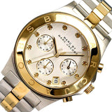 Marc Jacobs Blade Chronograph Silver Dial Two Tone Steel Strap Watch for Women - MBM3177 Buy Now By Marc Jacobs