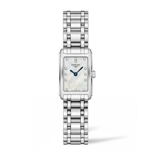 Longines Dolcevita Diamonds Mother of Pearl Dial Silver Steel Strap Watch for Women - L5.258.4.87.6 Buy Now By Longines