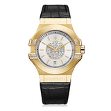 Maserati Potenza Diamonds Silver Dial Black Leather Strap Watch For Women - R8851108505 Buy Now By Maserati