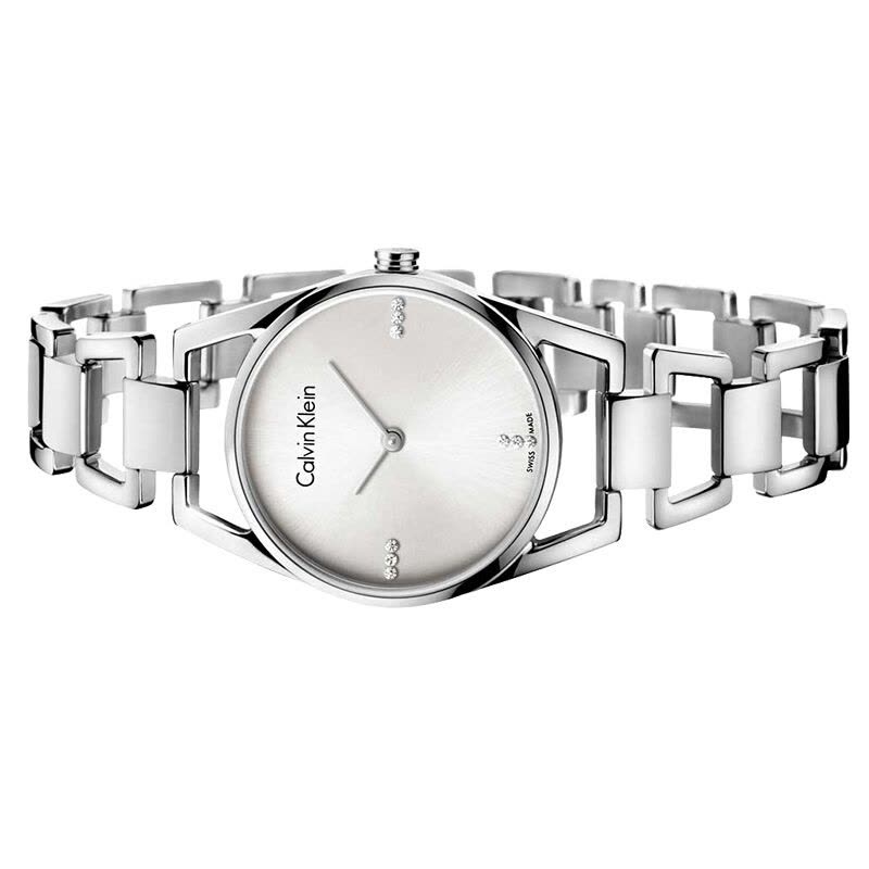 Calvin Klein Dainty Diamonds Silver Dial Sliver Steel Strap Watch for Women - K7L2314T Buy Now By Calvin Klein
