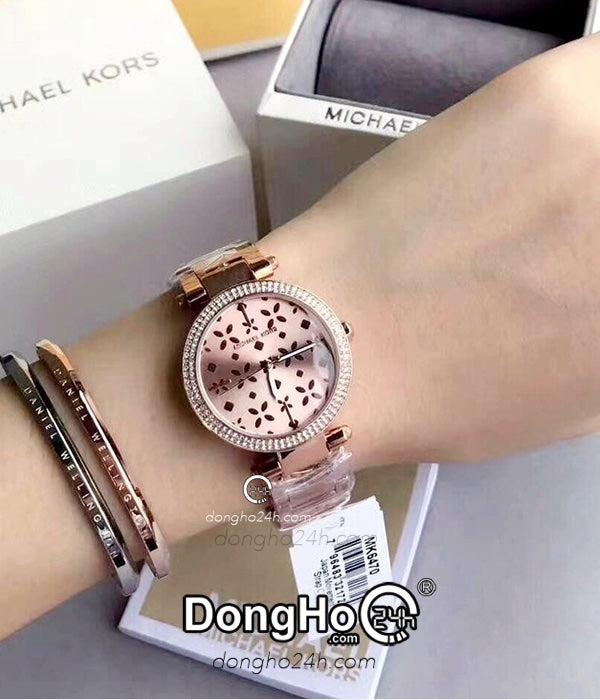 Michael Kors Parker Rose Gold Dial Steel Strap Watch for Women - MK6470 Buy Now By Michael Kors
