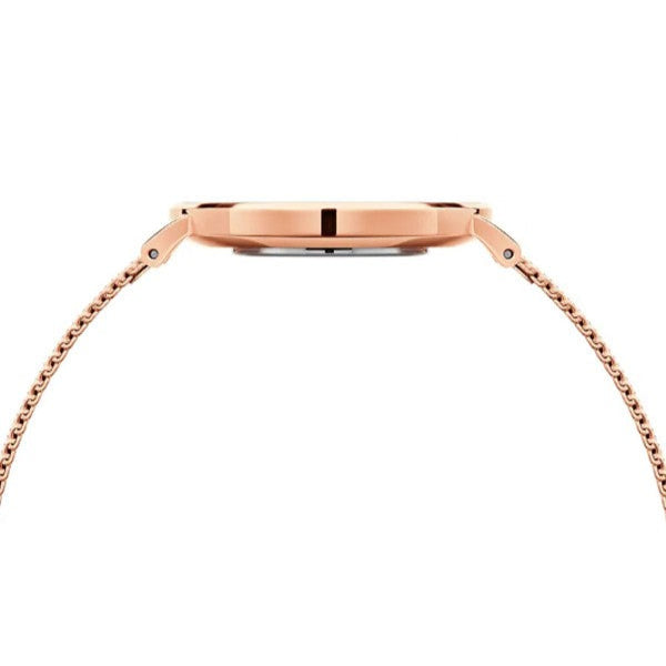 Daniel Wellington Petite Amber Brown Dial Rose Gold Mesh Strap Watch for Women - DW00100478 Buy Now By Daniel Wellington