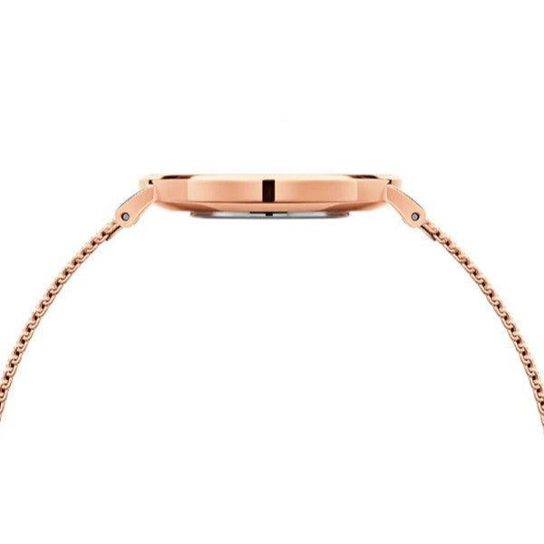 Daniel Wellington Petite Amber Brown Dial Gold Mesh Strap Watch For Women - DW00100476 Buy Now By Daniel Wellington