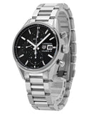 Tag Heuer Carrera Automatic Chronograph Black Dial Silver Steel Strap Watch for Men - CBK2110.BA0715 Buy Now By Tag Heuer
