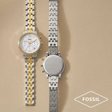 Coach Delancey Mother of Pearl White Dial Two Tone Steel Strap Watch for Women - 14502480 Buy Now By Coach