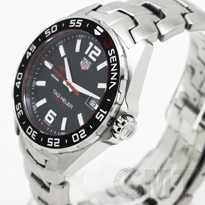 Tag Heuer Formula 1 Senna Limited Edition Black Dial Silver Steel Strap Watch for Men - WAZ1012.BA0883 Buy Now By Tag Heuer