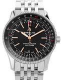 Breitling Navitimer Automatic 41mm Black Dial Silver Steel Strap Watch for Men - A17326241B1A1 Buy Now By Breitling