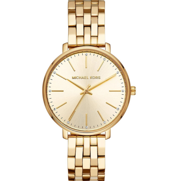 Michael Kors Pyper Quartz Gold Dial Gold Steel Strap Watch For Women - MK3898 Buy Now By Michael Kors