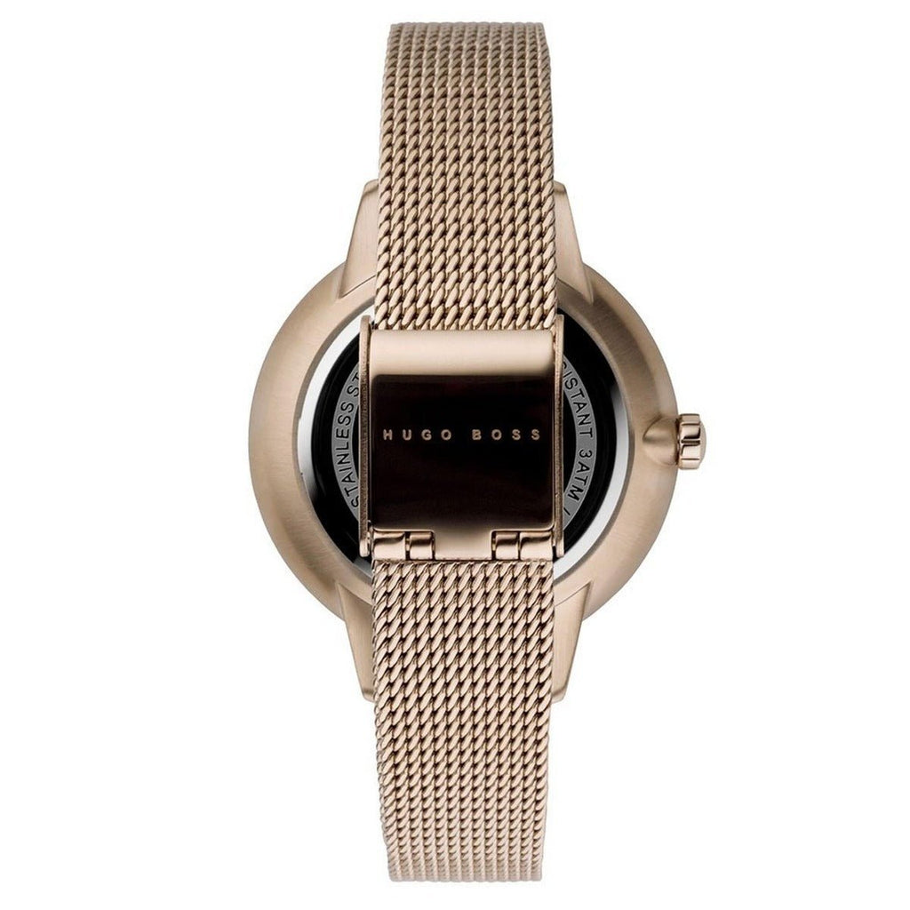 Hugo Boss Symphony Grey Dial Gold Mesh Bracelet Watch for Women - 1502424 Buy Now By Hugo Boss