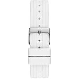 Guess Glitz Pride Limited Edition White Dial White Rubber Strap Watch for Women - GW0407L4 Buy Now By Guess