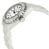 Chanel J12 Ceramic White Dial White Steel Strap Watch for Women - J12 H0968 Buy Now By Chanel