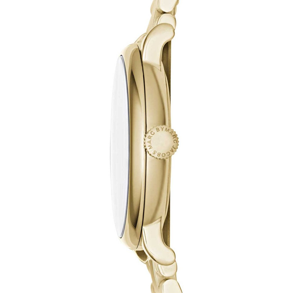 Marc Jacobs Baker Dexter Black Dial Gold Steel Strap Watch for Women - MBM3421 Buy Now By Marc Jacobs