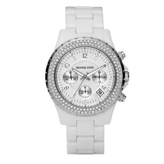 Michael Kors Runway White Dial White Steel Strap Watch for Women - MK5188 Buy Now By Michael Kors
