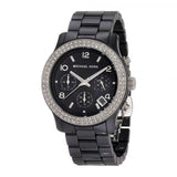 Michael Kors Runway Black Dial Black Steel Strap Watch for Women - MK5190 Buy Now By Michael Kors
