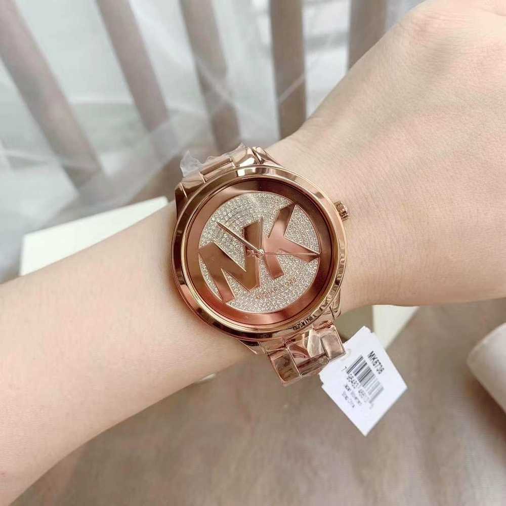 Michael Kors Runway Mercer Quartz Rose Gold Dial Rose Gold Steel Strap Watch For Women - MK6736 Buy Now By Michael Kors