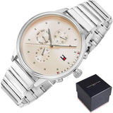 Tommy Hilfiger Blake Pink Dial Silver Steel Strap Watch for Women - 1781904 Buy Now By Tommy Hilfiger