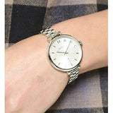 Marc Jacobs Sally Silver Dial Silver Steel Strap Watch for Women - MBM3362 Buy Now By Marc Jacobs