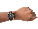 Fossil Townsman Chronograph Gray Dial Brown Leather Strap Watch for Men - FS5522 Buy Now By Fossil