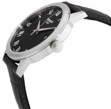 Tissot T Classic Dream Black Dial Black Leather Strap Watch for Men - T122.410.16.053.00 Buy Now By Tissot