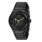 Maserati Triconic Quartz Black Dial Black Steel Strap Watch For Men - R8873639003 Buy Now By Maserati
