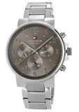Tommy Hilfiger Chronograph Grey Dial Silver Steel Strap Watch for Men - 1710382 Buy Now By Tommy Hilfiger
