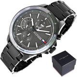 Tommy Hilfiger Bank Grey Dial Grey Steel Strap Watch for Men - 1791719 Buy Now By Tommy Hilfiger