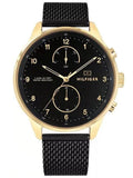 Tommy Hilfiger Chase Quartz Black Dial Black Mesh Bracelet Watch for Men - 1791580 Buy Now By Tommy Hilfiger