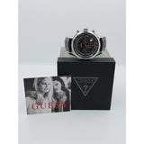 Guess Persuit Multifunction Black Dial Black Leather Strap Watch for Men - W0500G2 Buy Now By Guess