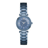 Guess Park Ave Analog Quartz Blue Dial Blue Steel Strap Watch For Women - W0767L4 Buy Now By Guess