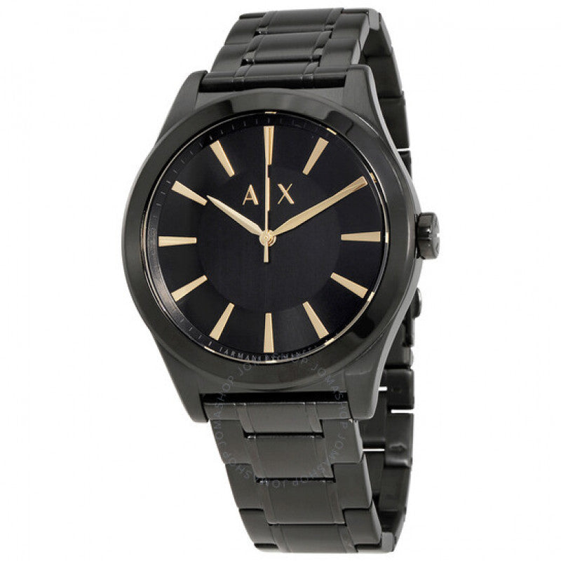 Armani Exchange Nico Analog Black Dial Black Steel Strap Watch For Men - AX7102 Buy Now By Armani Exchange