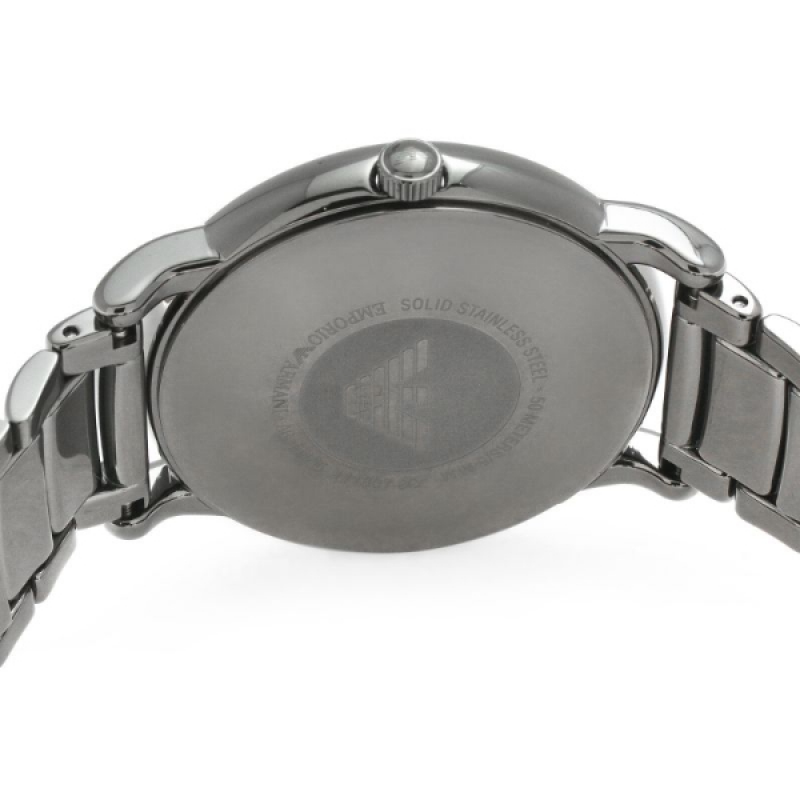 Emporio Armani Luigi Analog Grey Dial Grey Steel Strap Watch For Men - AR11155 Buy Now By Emporio Armani