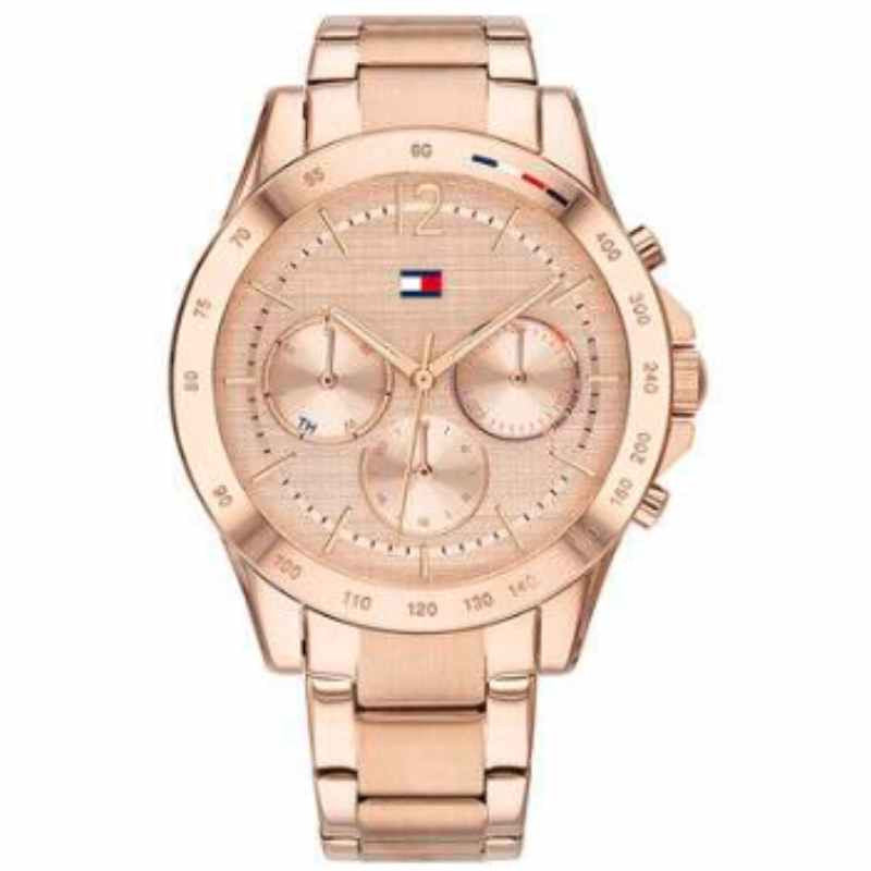 Tommy Hilfiger Haven Chronograph Rose Gold Dial Rose Gold Steel Strap Watch For Women - 1782197 Buy Now By Tommy Hilfiger